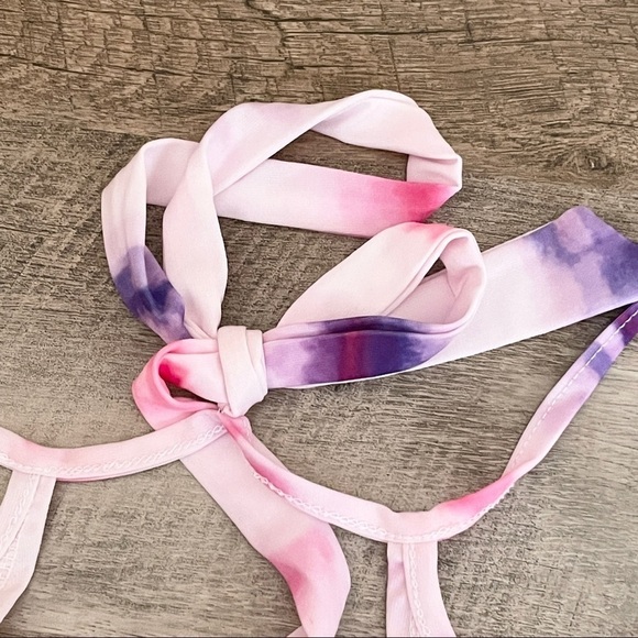 🌺 Lily Firmiana Tie Dye Crisscross Strappy Summer Tank Top Size M NWT - Picture 6 of 12